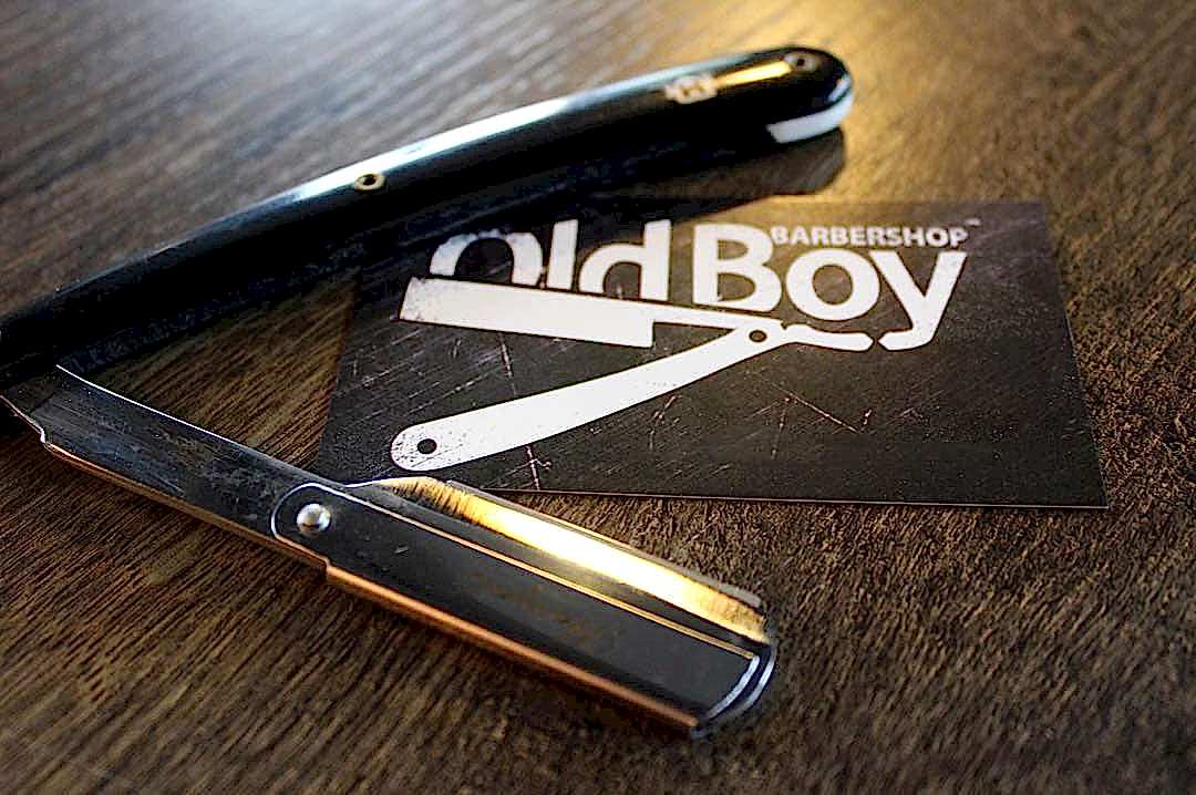 Dangerous Shaving - OldBoy Razor Logo Dangerous Shaving - OldBoy Razor Logo